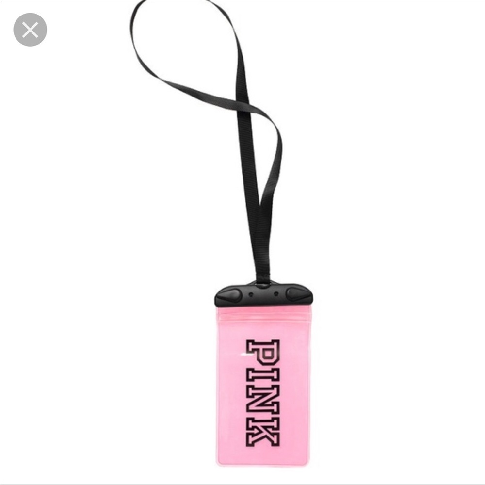 Pink Water Resistant phone pouch